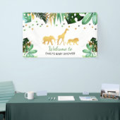 Oerwoud Baby shower Party Banner Tropical Shower (Beurs)