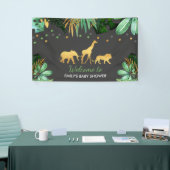Oerwoud Baby shower Party Banner Tropical Shower (Beurs)