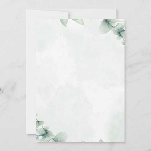 Oerwoud Baby shower Party bewerkbare uitnodiging (Achterkant)