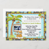 Oerwoud Baby shower Uitnodiging (Voorkant / Achterkant)