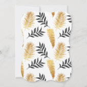 Oerwoud Baby shower Uitnodiging Tropisch Baby show (Achterkant)