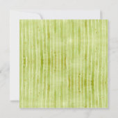 Oerwoud Baby's Giraffe Baby Twins Douche Uitnodigi Kaart (Achterkant)