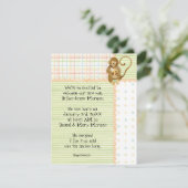 Oerwoud Baby's, Jongen Baby Geboorteaankondiging 3 Kaart (Staand voorkant)