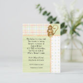 Oerwoud Baby's, Jongen Baby shower Uitnodiging 3- (Staand voorkant)