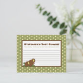 Oerwoud baby's met schrijfbaar advies (Staand voorkant)
