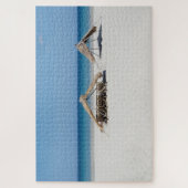 Oerwoud Beach Huts Legpuzzel (Verticaal)