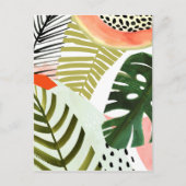 Oerwoud Beat Tropical Greenery Briefkaart (Voorkant)