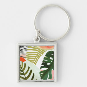 Oerwoud Beat Tropical Greenery Sleutelhanger