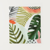 Oerwoud Beat Tropical Greenery Wandkleed (Voorkant)