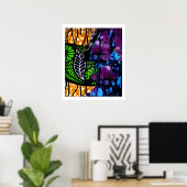 Oerwoud Beauty Poster (Thuiskantoor)