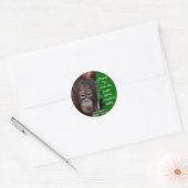 Oerwoud Beauty Tips Ronde Sticker (Envelop)