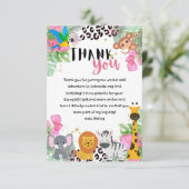 Oerwoud bedankkaart (Staand voorkant)