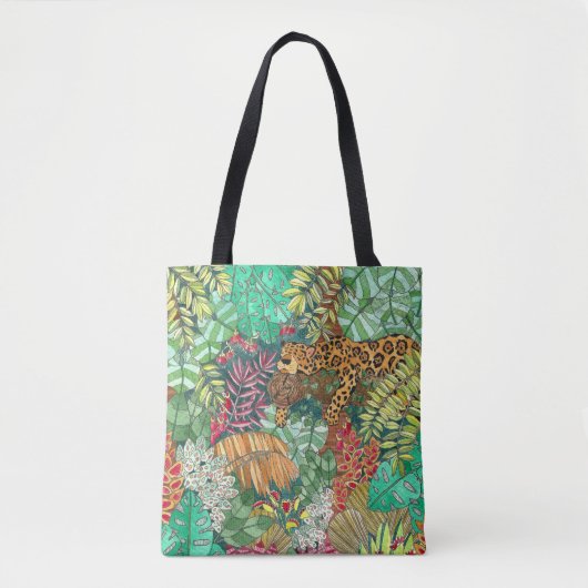 Oerwoud Big Cat Diaper Baby Tote Bag (Voorkant)