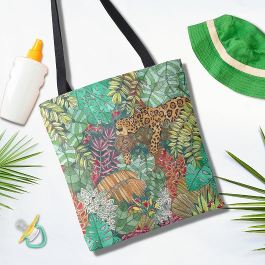 Oerwoud Big Cat Diaper Baby Tote Bag