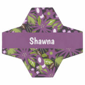 Oerwoud Bird Pattern Paars Greenery Voetbal (Enkel)