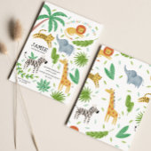 Oerwoud Birthday Party Invitation Kaart