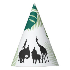 Oerwoud Birthday Party Paper pet Safari Animals Feesthoedjes