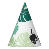 Oerwoud Birthday Party Paper pet Safari Animals Feesthoedjes (Links)