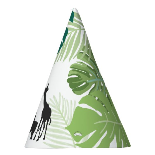 Oerwoud Birthday Party Paper pet Safari Animals Feesthoedjes (Rechts)