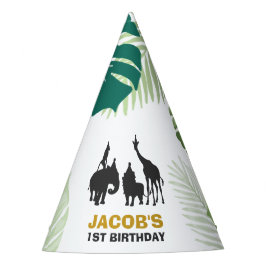 Oerwoud Birthday Party Paper pet Safari Animals Feesthoedjes