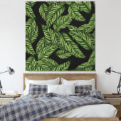 oerwoud bladeren omwikkeld canvas (Insitu (Slaapkamer))
