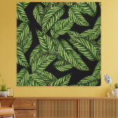 oerwoud bladeren omwikkeld canvas (Insitu (Woonkamer))