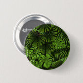 Oerwoud bladeren ronde button 5,7 cm (Voorkant /achterkant)