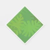 Oerwoud bladeren servet (Hoek)