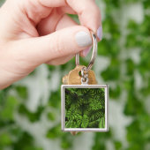 Oerwoud bladeren sleutelhanger (Hand)