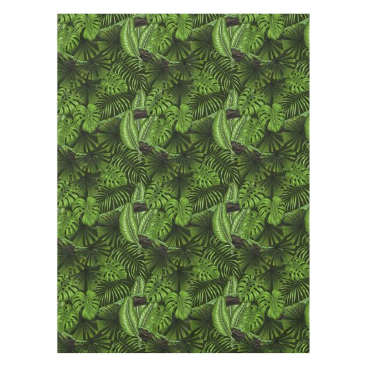 Oerwoud bladeren tafelkleed (Voorkant)