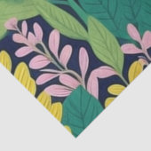 Oerwoud bloemblaadjes patroon tissuepapier (Detail)