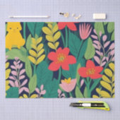 Oerwoud bloemblaadjes patroon tissuepapier (Craft)