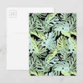 Oerwoud bloemmotief 2 briefkaart (Voorkant / Achterkant)
