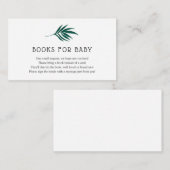 Oerwoud Boeken voor Baby-invoegkaart Informatiekaartje (Voorkant / Achterkant)