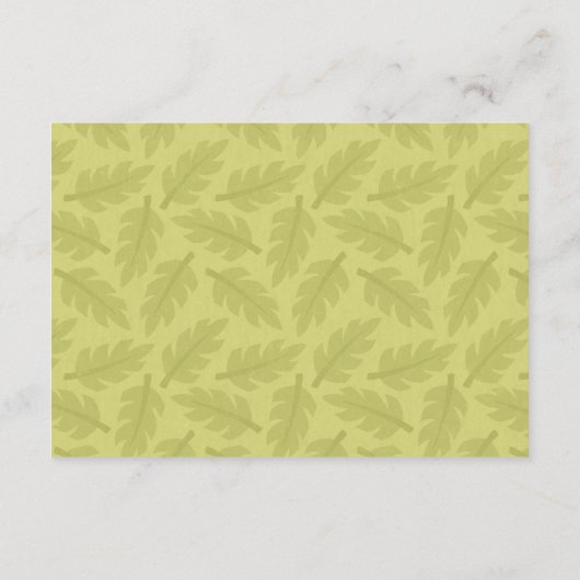 Oerwoud Books for Baby Card Informatiekaartje (Achterkant)