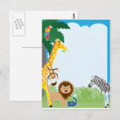 Oerwoud Border Briefkaart (Voorkant / Achterkant)