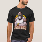 Oerwoud Boss - Grappige gorilla graphic - Gorilla T-shirt (Voorkant)