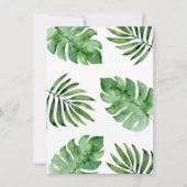 Oerwoud Boy Baby shower Flat Dank je wel Bedankkaart (Achterkant)