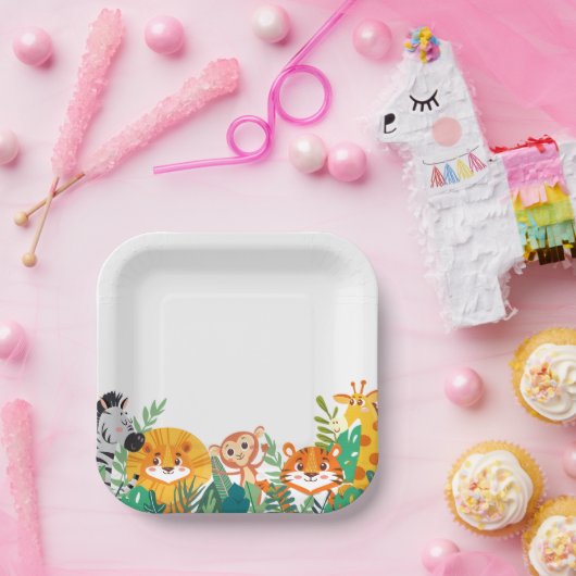 Oerwoud Boys Paper Bord (Feest)