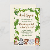 Oerwoud Breng een boekenkaart mee, Safari breng ee Informatiekaartje (Voorkant / Achterkant)