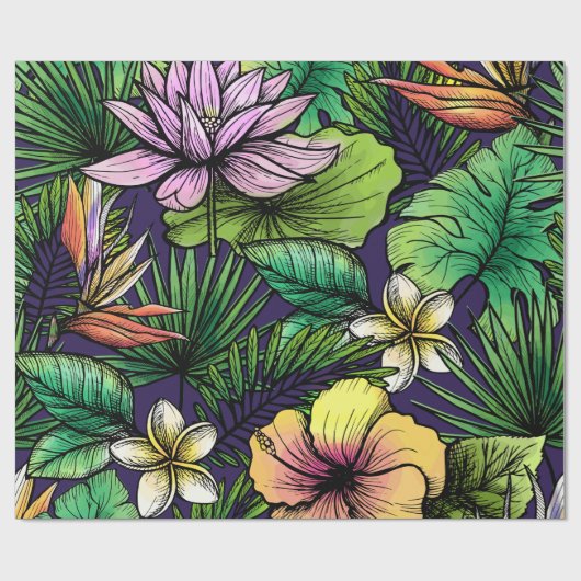 Oerwoud Cadeaupapier (Vlak)