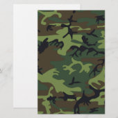 Oerwoud Camo Briefpapier (Voorkant / Achterkant)