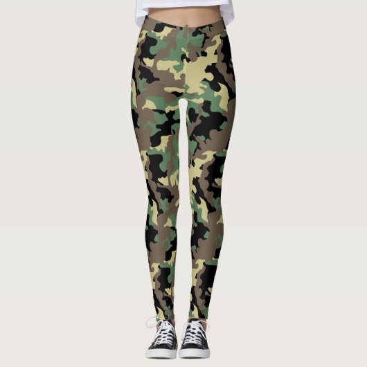 Oerwoud Camo - Legging (Voorkant)