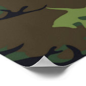 Oerwoud Camo Poster (Hoek)
