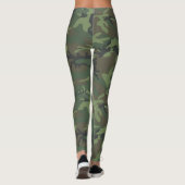 Oerwoud camouflage leggings (Achterkant)