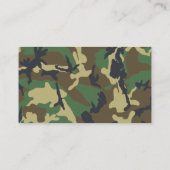 Oerwoud Camouflage Visitekaartje (Achterkant)
