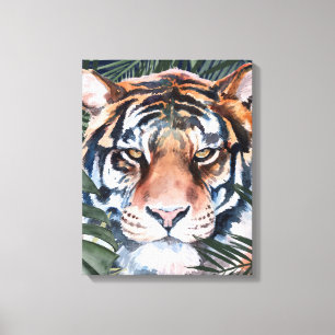 Oerwoud Cat - Tiger Canvas Afdruk