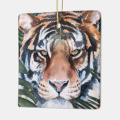Oerwoud Cat - Tiger Keramisch Ornament (Links)