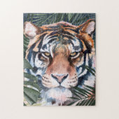 Oerwoud Cat - Tiger Legpuzzel (Verticaal)
