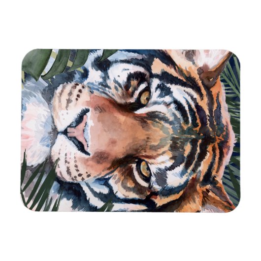 Oerwoud Cat - Tiger Magneet (Horizontaal)